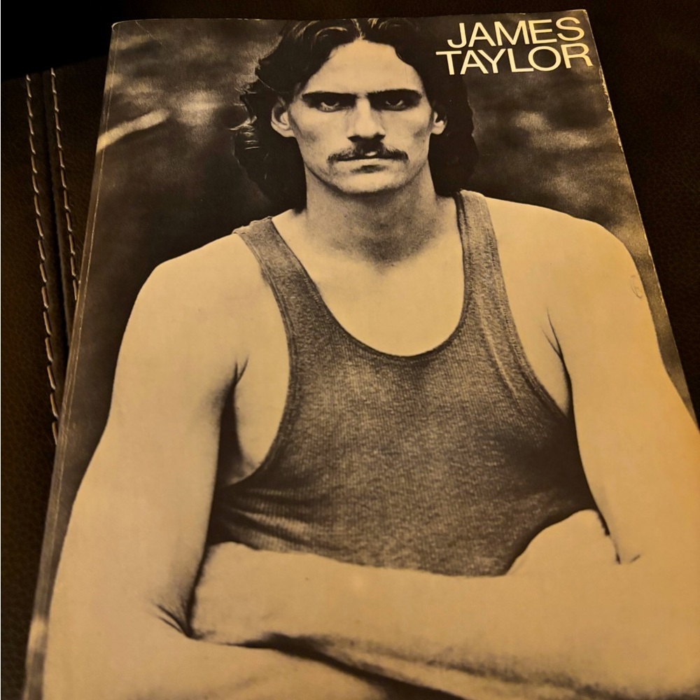 James Taylor Vintage 1971 sheet music book with photos